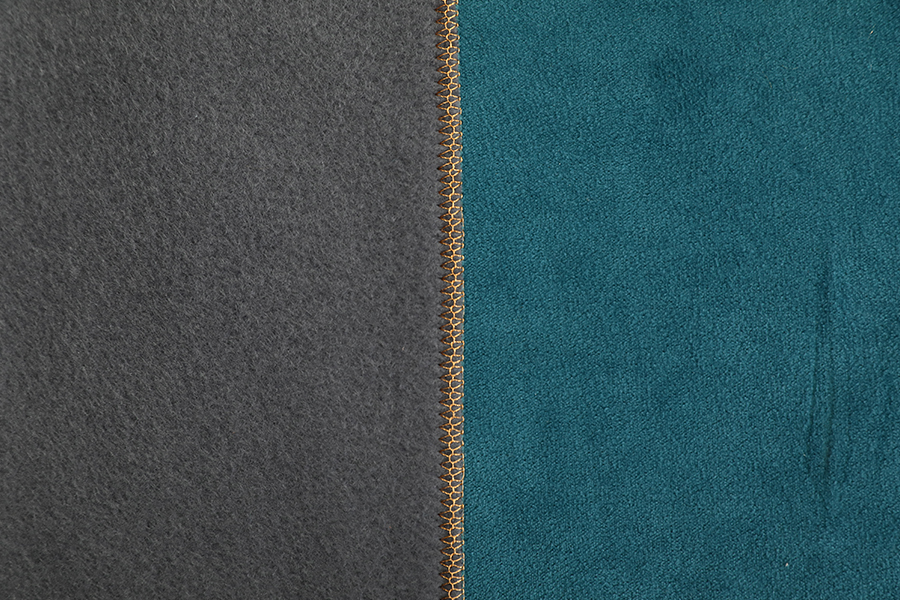Cotton velvet warp knitted solid plain sofa fabric upholstery