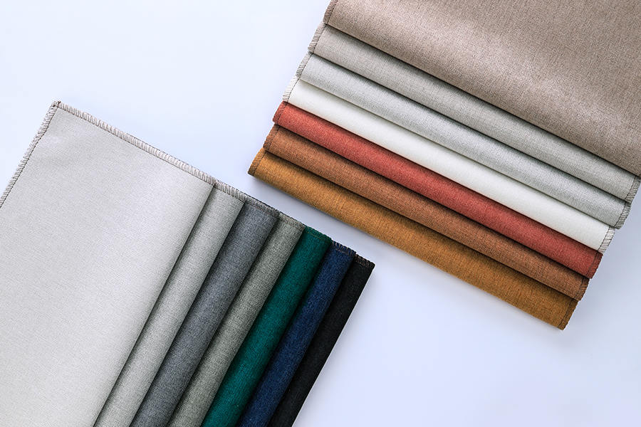 Plain weaved fabric for sofa linen fabric