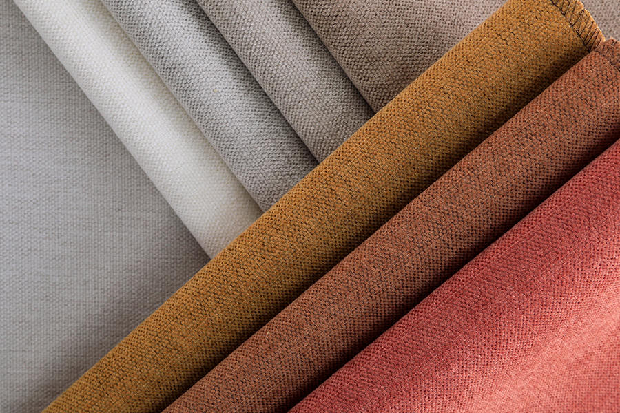 Plain weaved fabric for sofa linen fabric