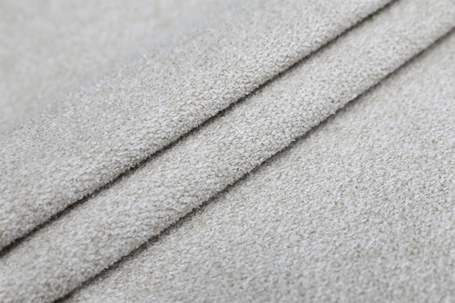 Weaved melange soft fabric for sofa