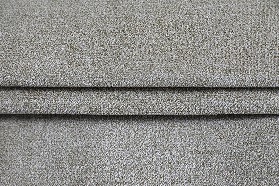 Plain weaved fabric for sofa linen cashmere corduroy melange