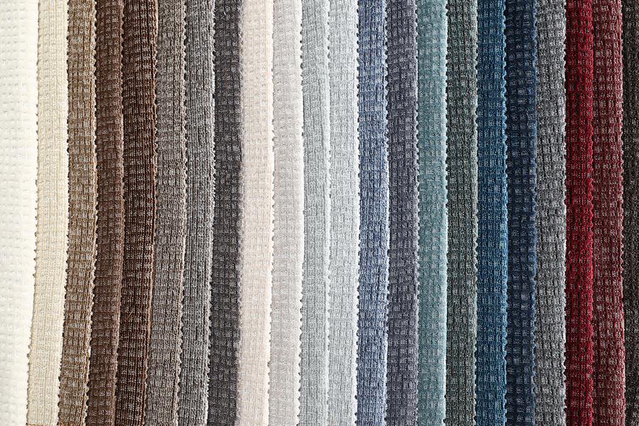 Circular weft knitted texture yarn dyed sofa fabric corduroy