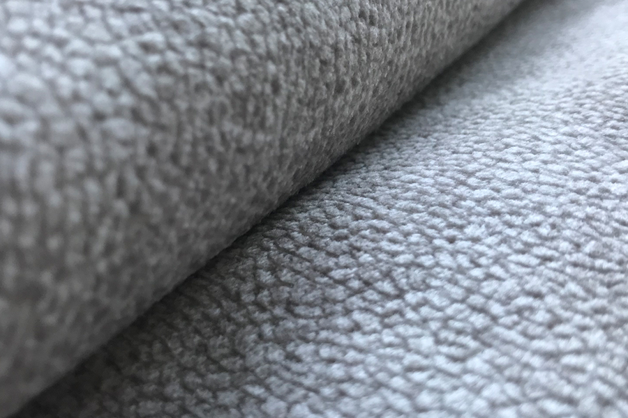 Burnout warp knitted print fabric for sofa upholstery
