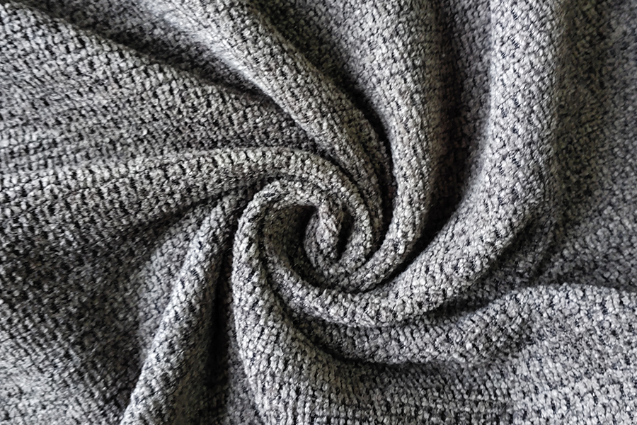 Weaved chenille fabric for sofa melange upholstery