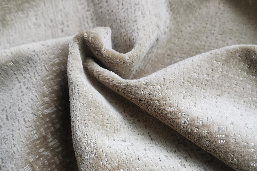 Circular weft knitted texture sofa fabric corduroy
